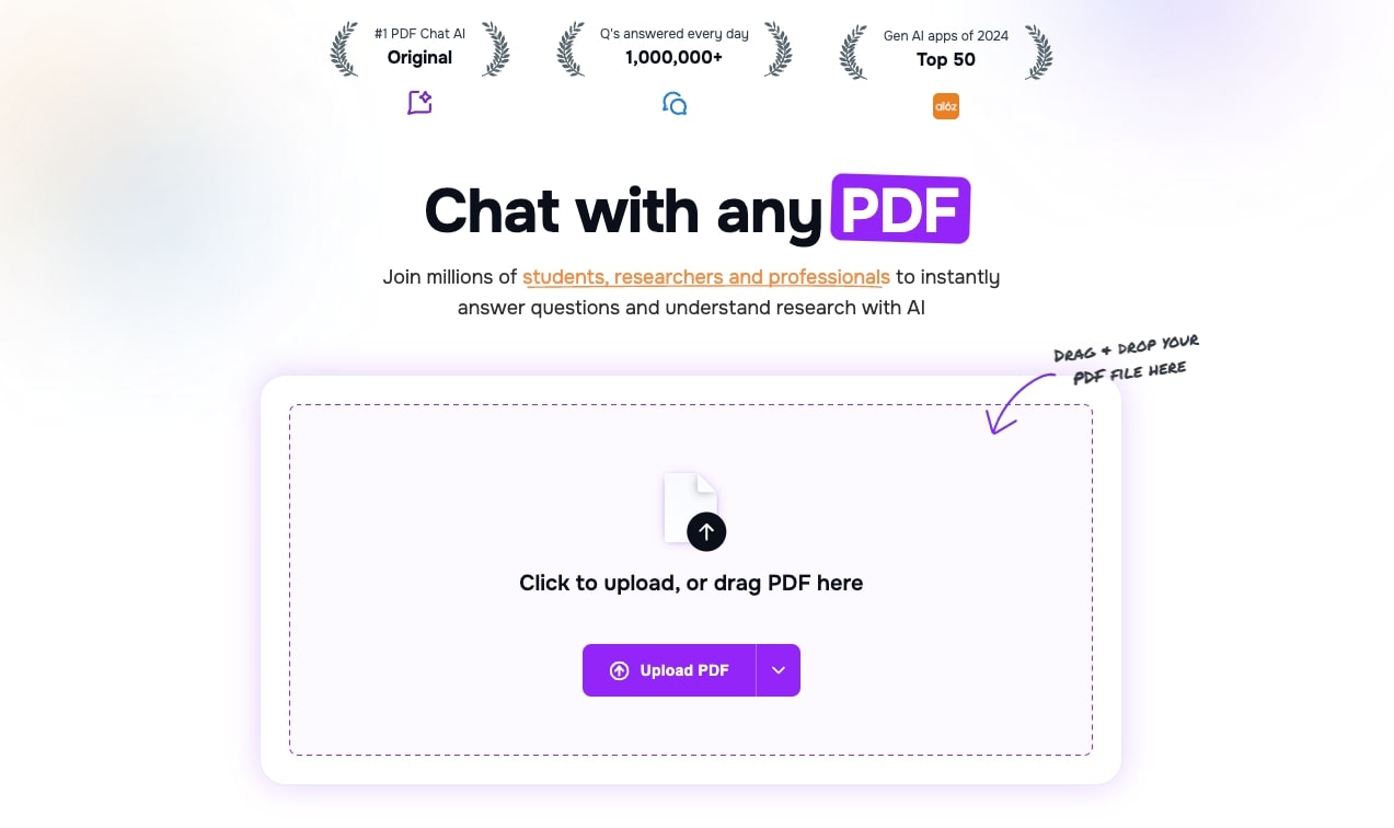 Chatpdf meilleur outil interagir pdf ia