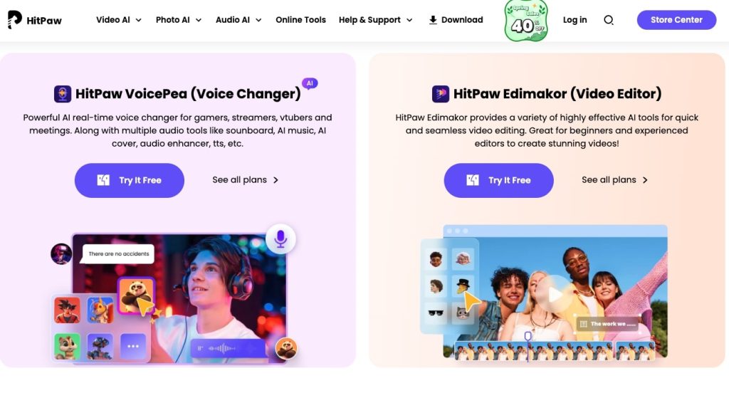 HitPaw transforme vidéos photos audios