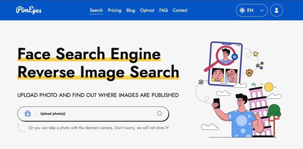 Pimeyes un outil ia qui retrouve les photos