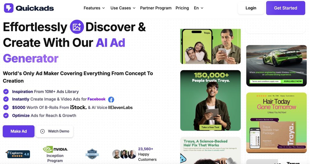 quickads createur pub google IA